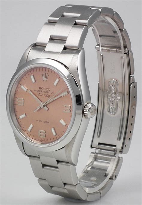 rolex air king salmon 36|Rolex perpetual 36 for sale.